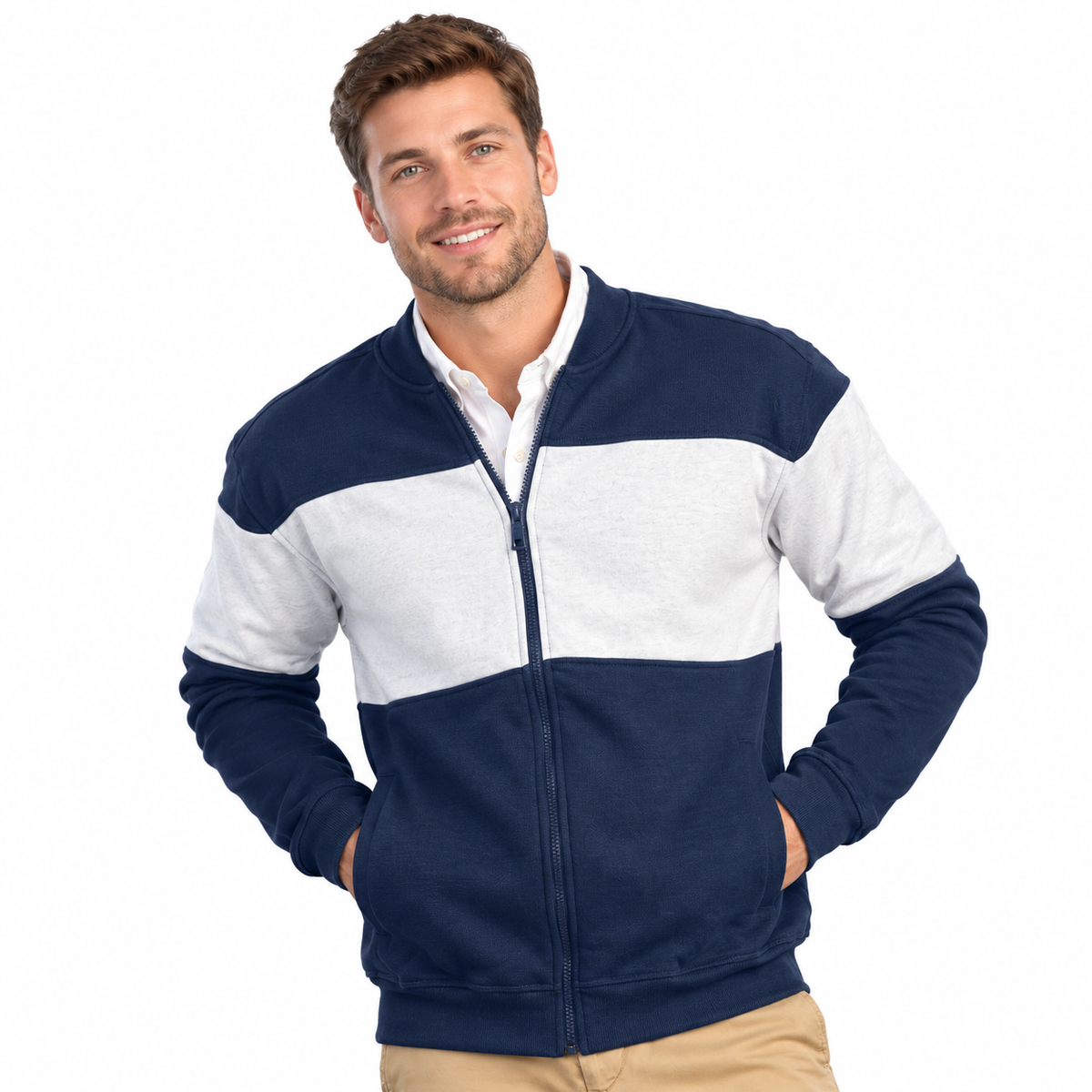 Nautica Chaquetas de Hombre con forro polar Anchor - unidades en la caja 24 - Precio unitario al por mayor $39.50 usd.