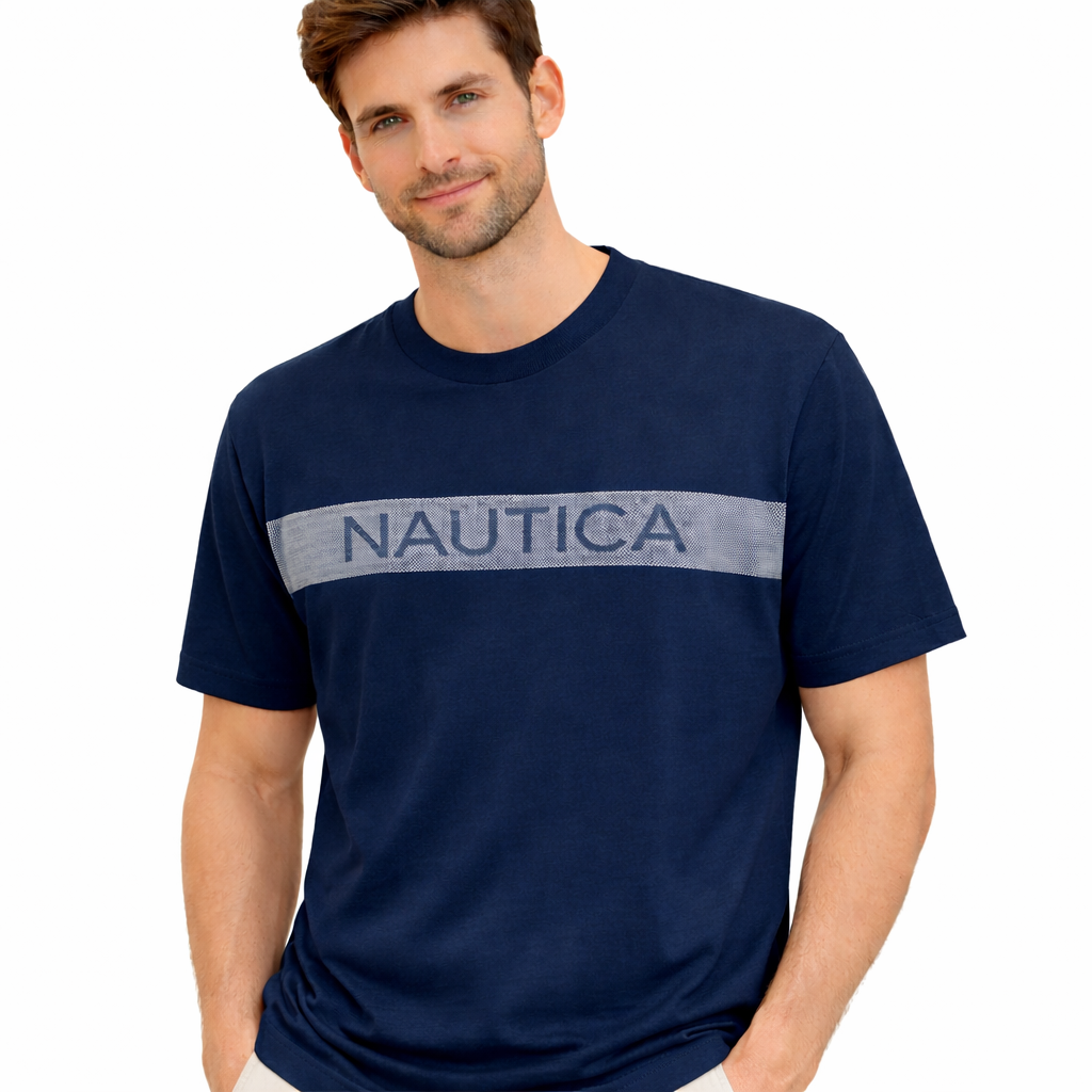 Náutica Camisetas de Hombre – Unidades en la caja 24 – Colores Mixtos – $14.50 c/u