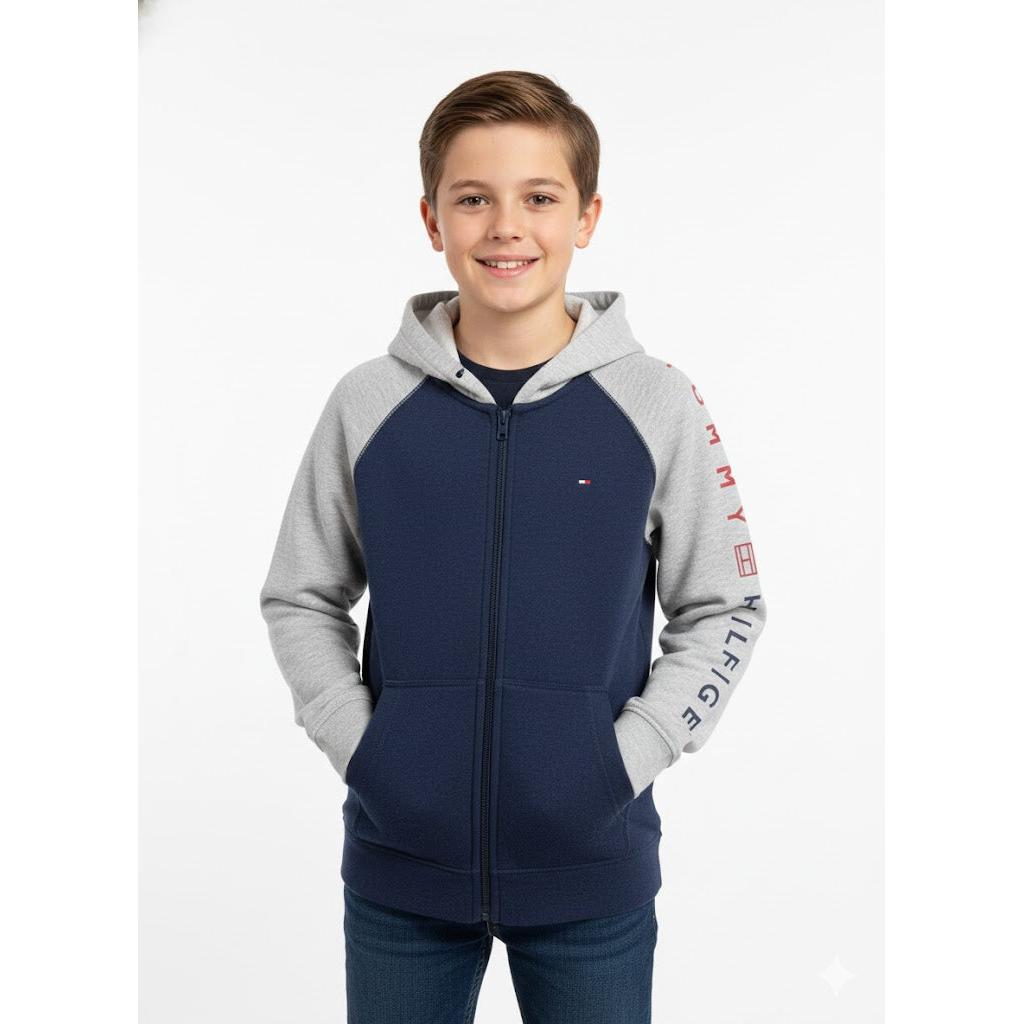 Tommy Hilfiger Sudadera - Buzo de Niño color Azul Al por mayor Unidades en la caja 24 Precio unitario $16.50